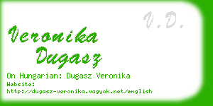 veronika dugasz business card
